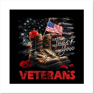 Veterans Dad Grandpa Posters and Art